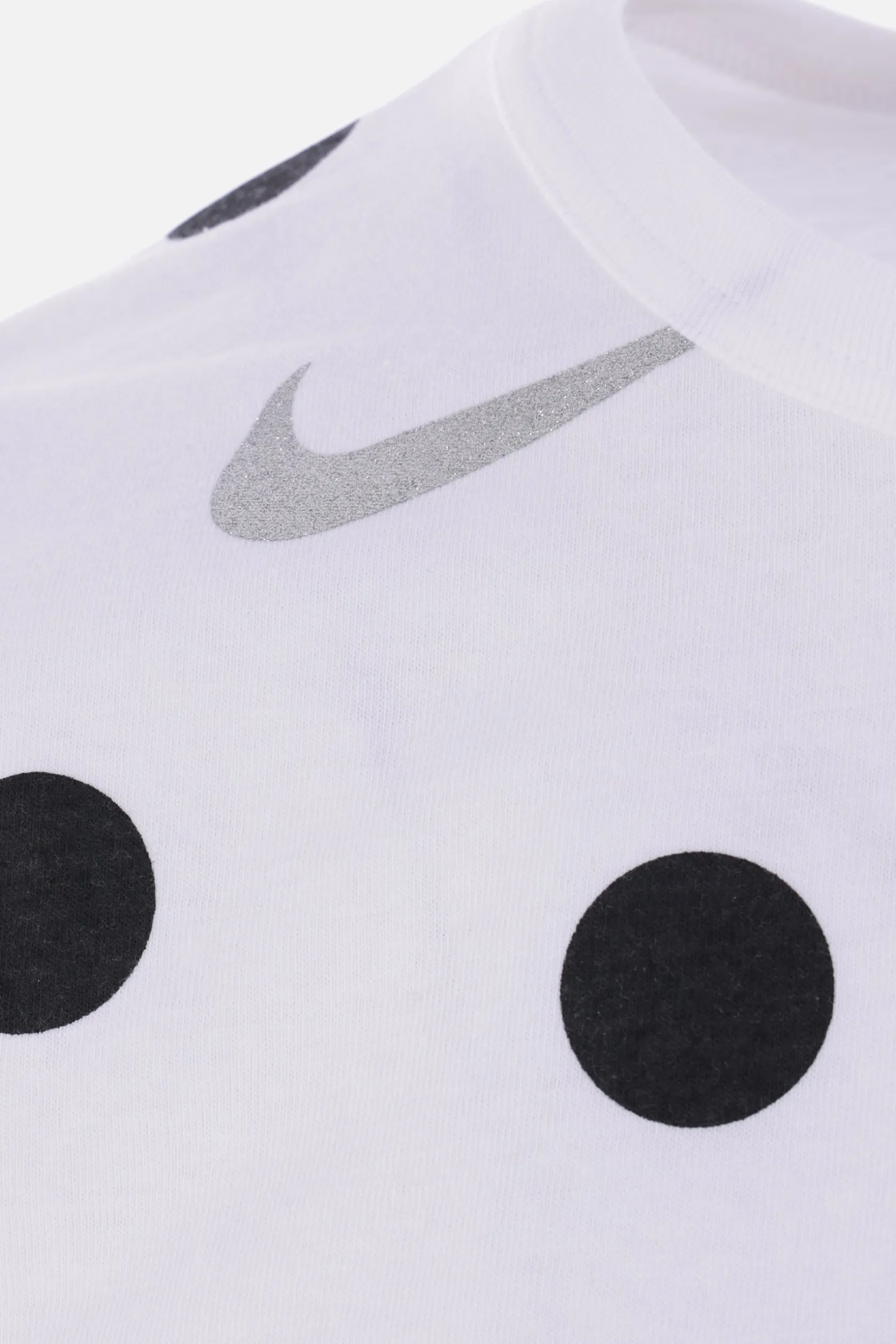 Topwear>BLACK COMME des GARÇONS t-shirt in cotone stampa grafica Bianco
