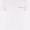 Topwear>COMME DES GARÇONS SHIRT t-shirt in cotone stampa logo Bianco