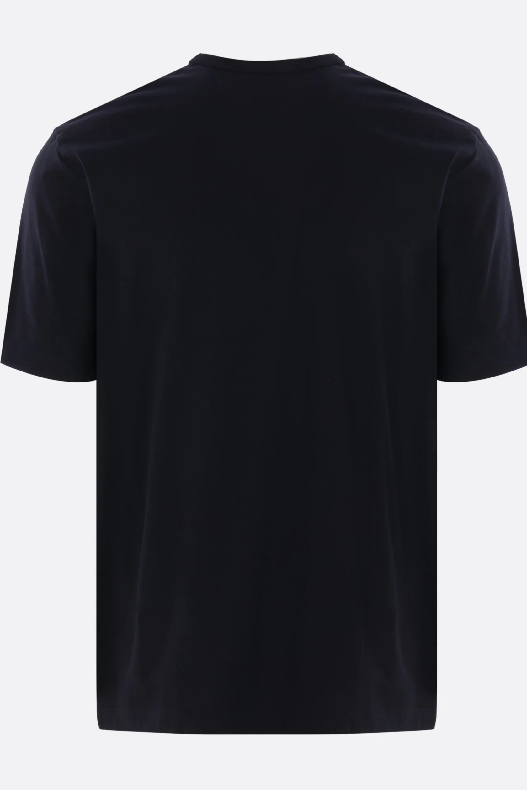 Topwear>COMME DES GARÇONS HOMME t-shirt in cotone stampa logo Nero