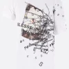 Topwear>BLESS t-shirt Observed In A Dream in cotone Bianco