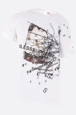 Topwear>BLESS t-shirt Observed In A Dream in cotone Bianco