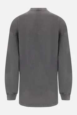 Topwear>BALENCIAGA t-shirt oversize a maniche lunghe Tbilisi Nero