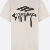 Topwear>BALENCIAGA t-shirt oversize 3B Liquefied in cotone Bianco