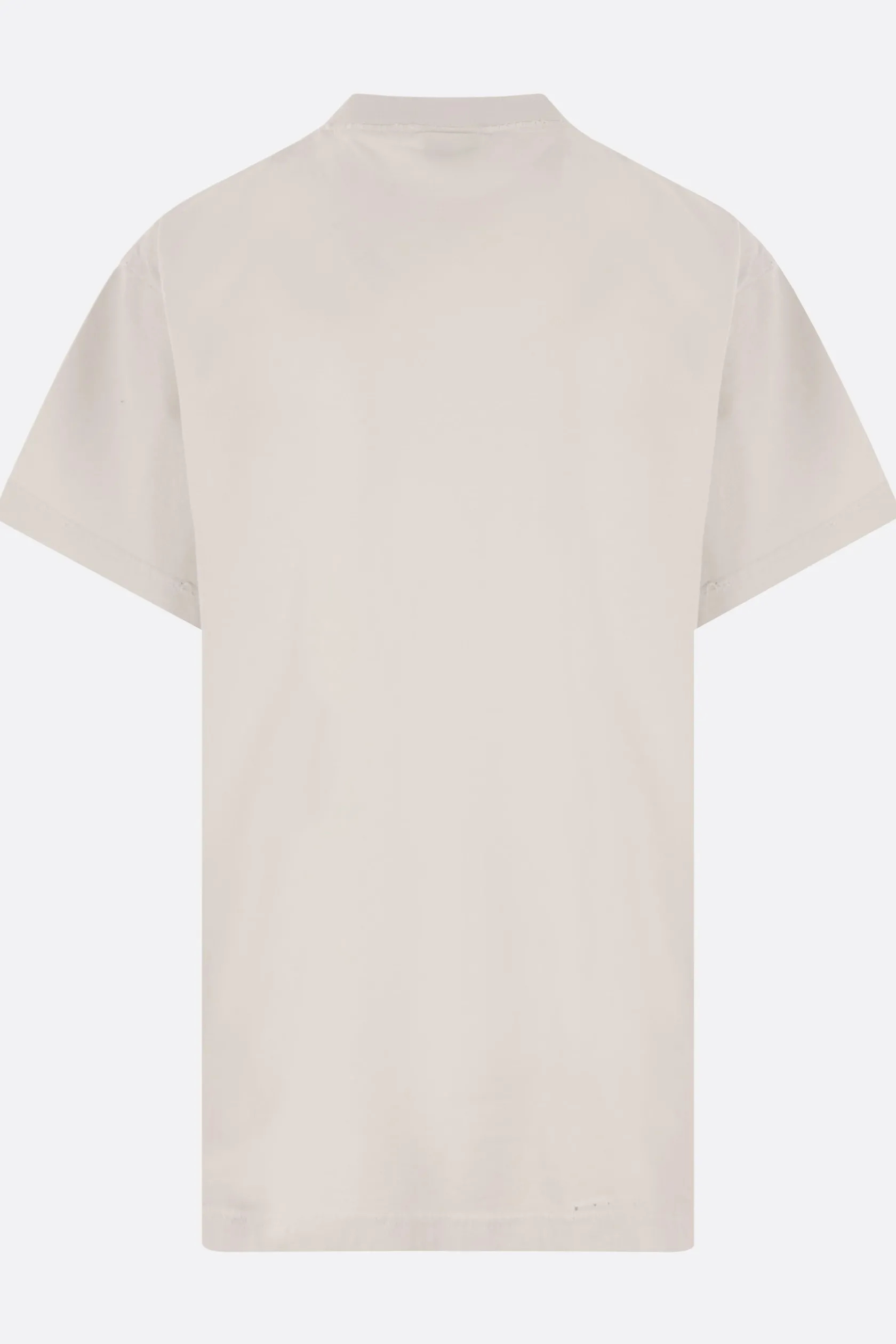Topwear>BALENCIAGA t-shirt oversize 3B Liquefied in cotone Bianco