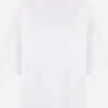 Topwear>JIL SANDER t-shirt oversize in cotone Bianco