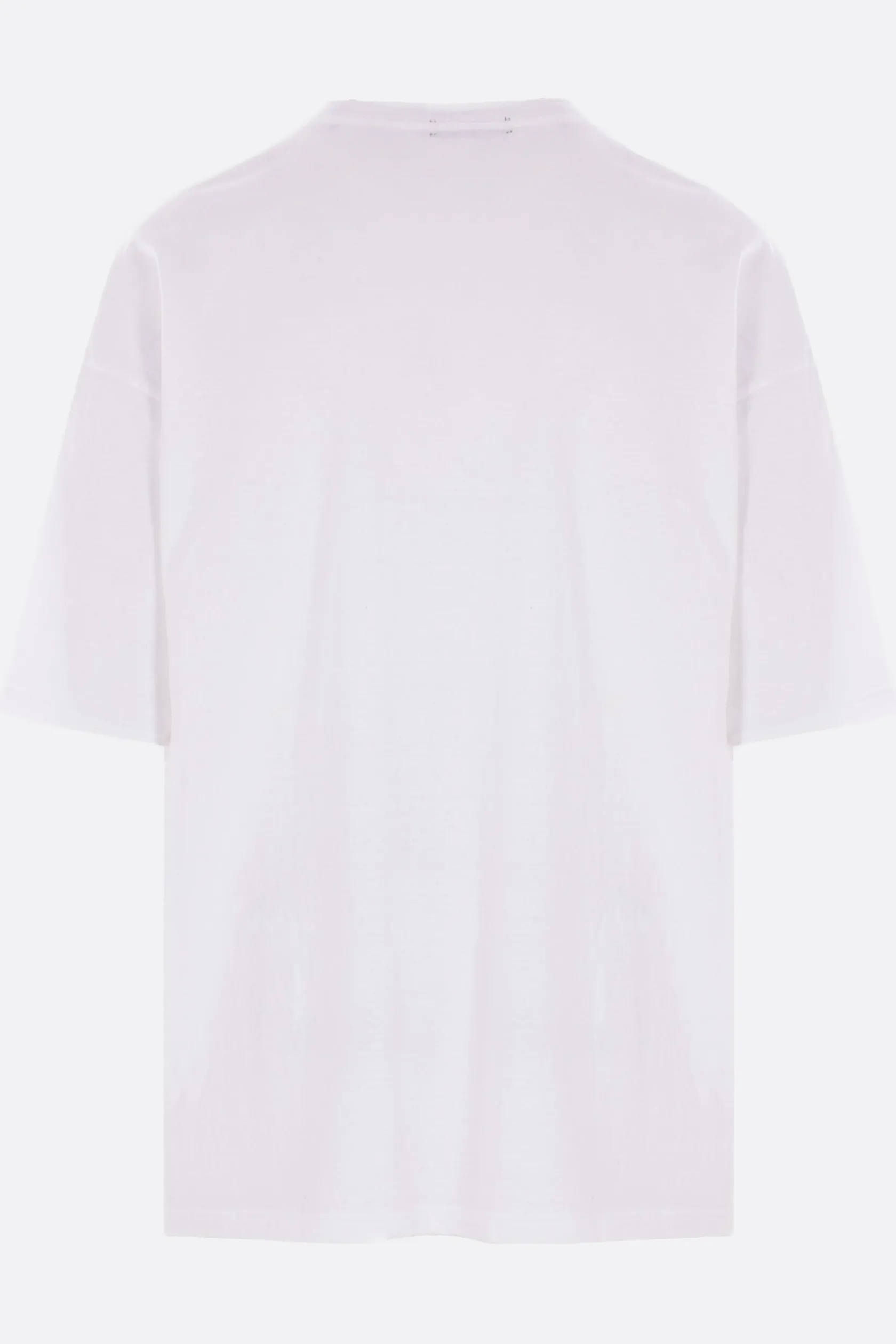 Topwear>UNDERCOVER t-shirt oversize in cotone stampa grafica Bianco
