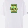 Topwear>MARTINE ROSE t-shirt oversize Local Hero in cotone Bianco