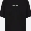 Topwear>MAISON KITSUNÉ t-shirt oversize Maison Kitsuné Line Handwriting Nero
