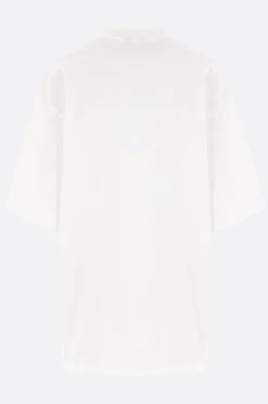 Topwear>MELITTA BAUMEISTER t-shirt oversize Smiley in cotone Bianco