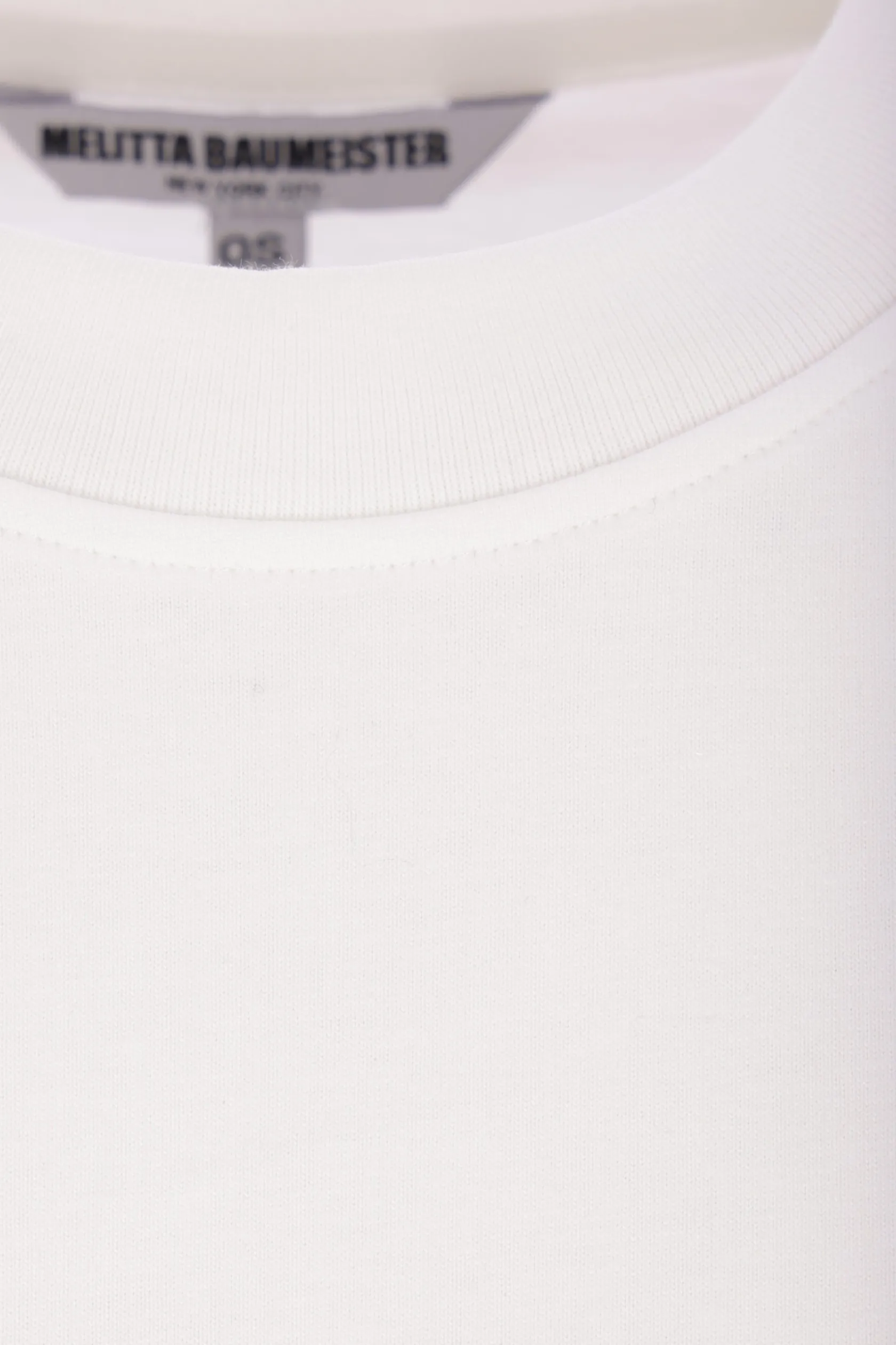 Topwear>MELITTA BAUMEISTER t-shirt oversize Smiley in cotone Bianco