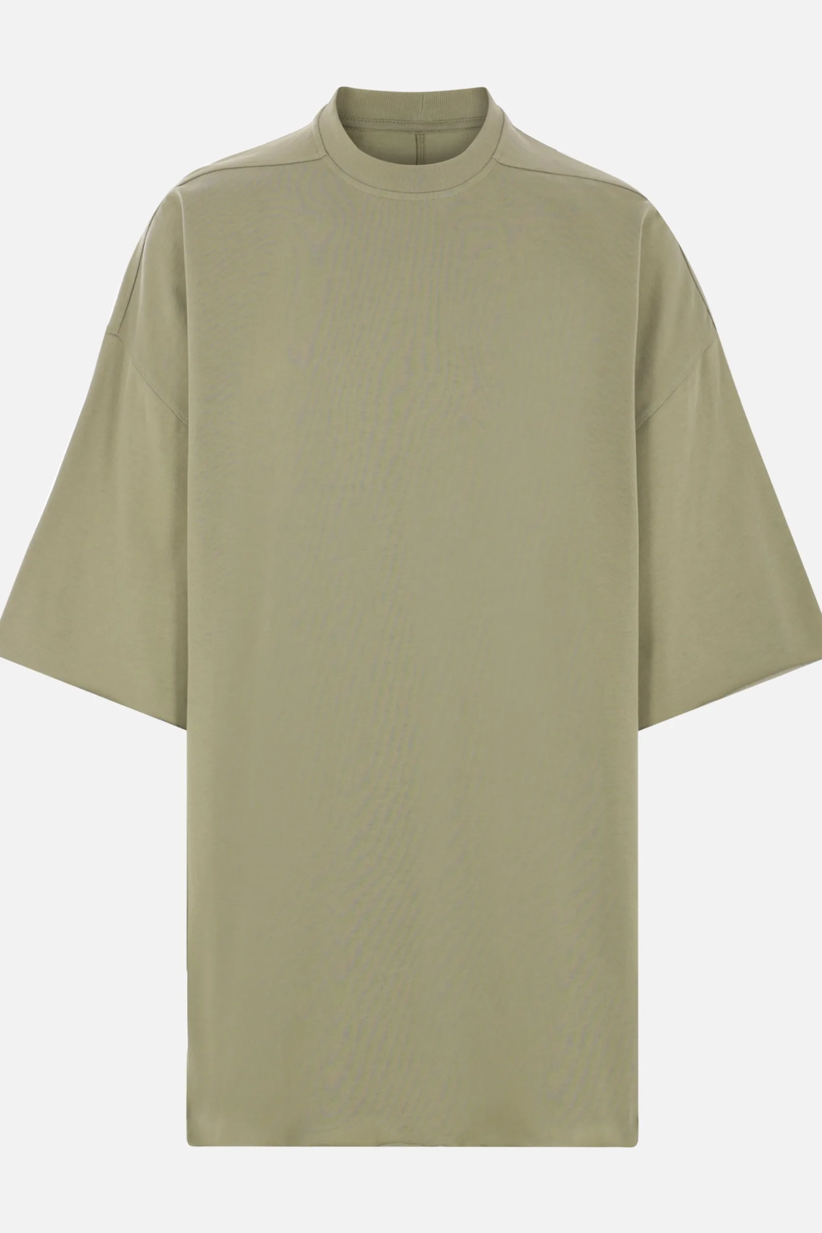 Topwear>RICK OWENS t-shirt oversize Tommy in jersey Verde