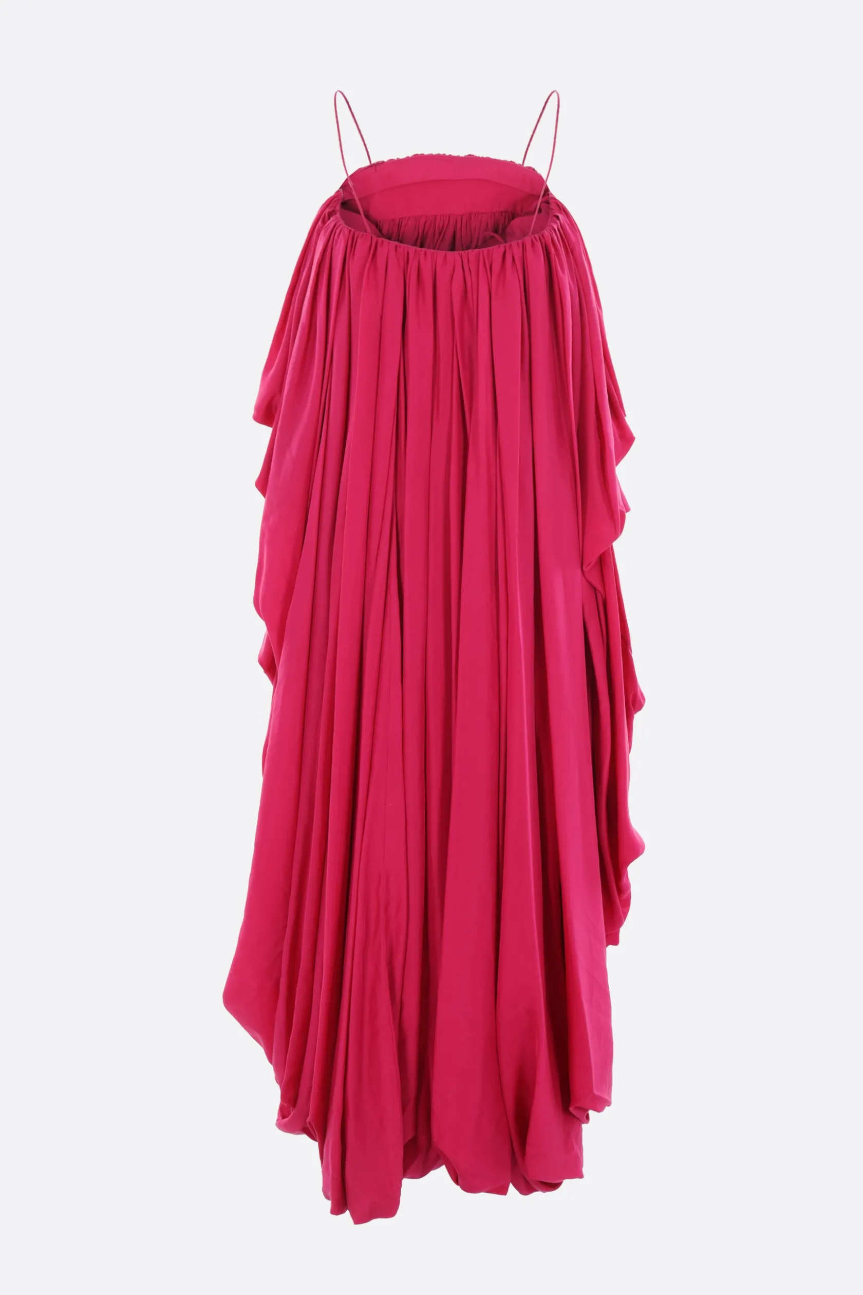 Abiti>CHLOÉ tuta asimmetrica in seta Rosso