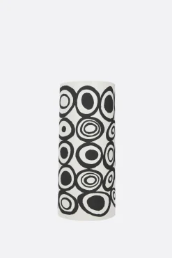 Lifestyle>10 CORSO COMO vaso cilindrico in ceramica dipinta Bianco