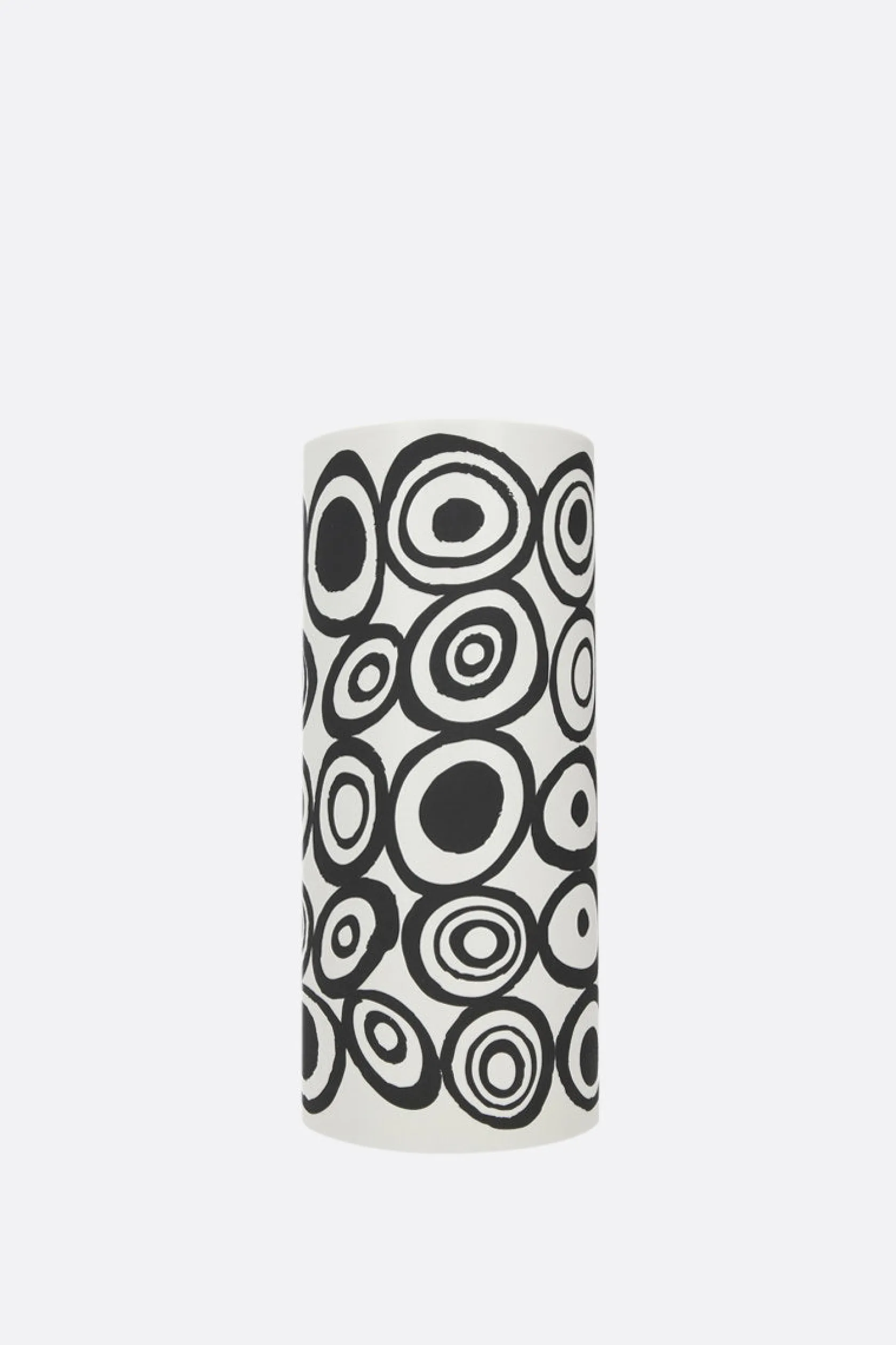Lifestyle>10 CORSO COMO vaso cilindrico in ceramica dipinta Bianco