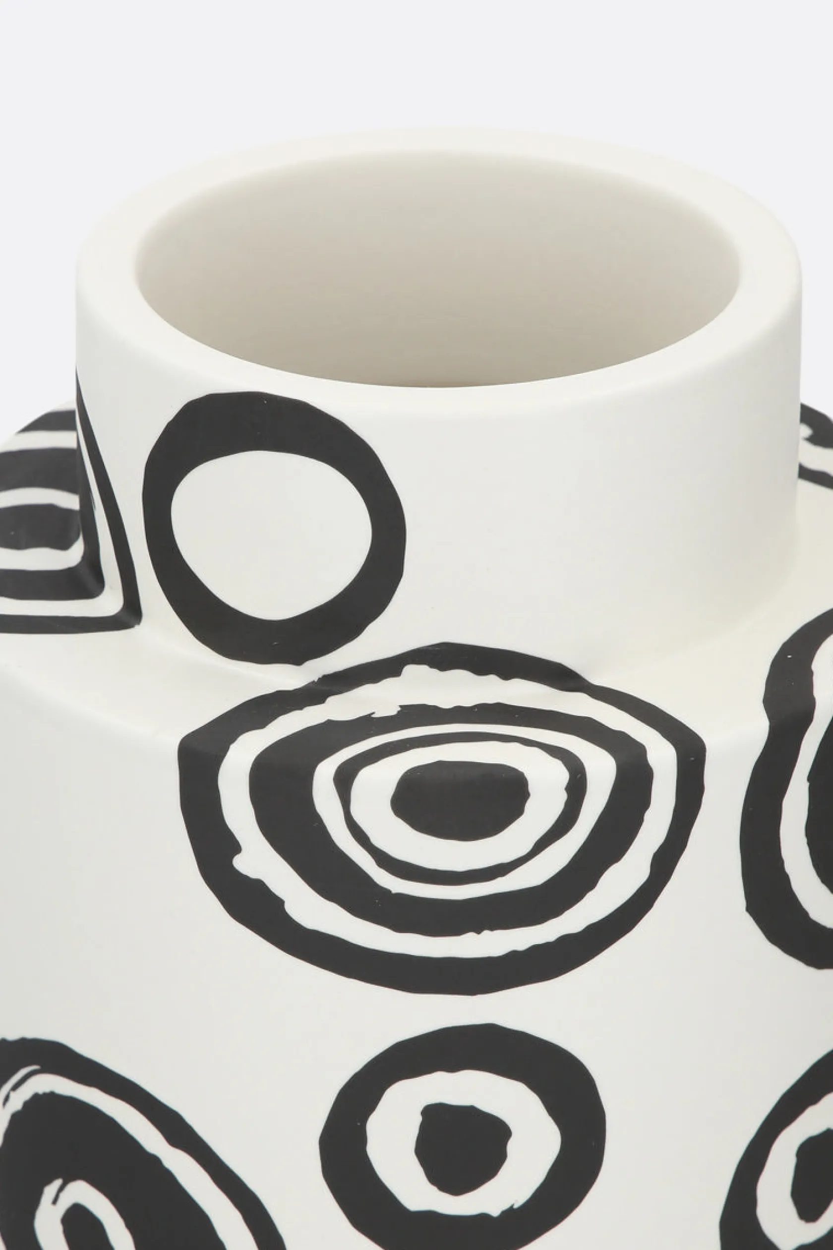 Lifestyle>10 CORSO COMO vaso rocchetto in ceramica dipinta Bianco