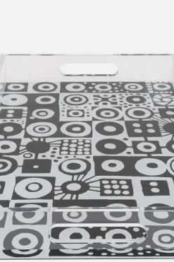 Lifestyle>10 CORSO COMO vassoio rettangolare in plexiglass stampa grafica Nero