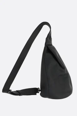 Borse A Tracolla>DISCORD YOHJI YAMAMOTO zaino monospalla Y small in pelle martellata Nero
